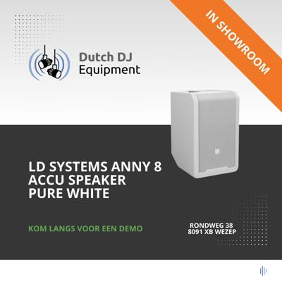 LD Systems ANNY 8 accu speaker Pure white