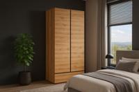 Home365 Kledingkast Crotone - Eiken - 2-Deurs met Lade