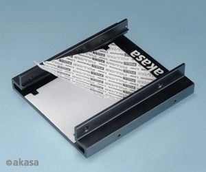 Akasa AK-MX010 3,5 (8,89 cm) harde schijf inbouwframe HDD/SSD Aantal harde schijven (max.): 2 x 2.5 inch