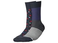 esmara 2 Paar sokken (Sterren/strepen, 43-46)