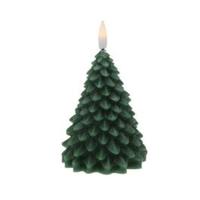Ledkaars Kerstboom 11cm Groen