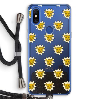 Leeuwenkoppen: Xiaomi Mi Mix 3 Transparant Hoesje met koord