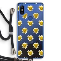 Leeuwenkoppen: Xiaomi Mi Mix 3 Transparant Hoesje met koord