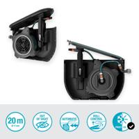 GARDENA undercover slangenbox rollup m, 20 meter slanghaspel (zwart/turquoise)