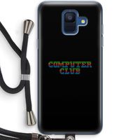 Retro: Samsung Galaxy A6 (2018) Transparant Hoesje met koord