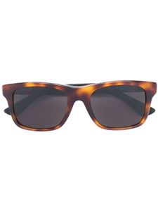 Gucci Eyewear lunettes de soleil à monture rectangulaire - Marron