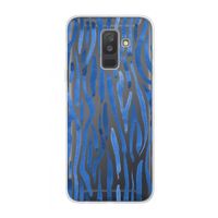 Blauwe nerven: Samsung Galaxy A6 Plus (2018) Transparant Hoesje Blauwe nerven: Samsung Galaxy A6 Plus (2018) Transparant Hoesje