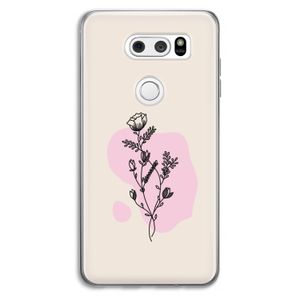 Roses are red: LG V30 Transparant Hoesje