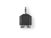 Nedis Minijack Mannelijk - 2x RCA Vrouwelijk Adapter