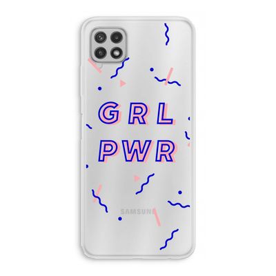 GRL PWR: Samsung Galaxy A22 4G Transparant Hoesje