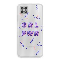 GRL PWR: Samsung Galaxy A22 4G Transparant Hoesje