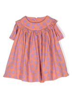 Stella McCartney Kids robe évasée à pois - Rose