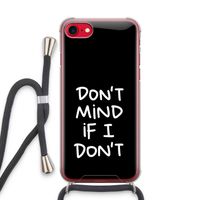 Don't Mind: iPhone SE 2020 Transparant Hoesje met koord