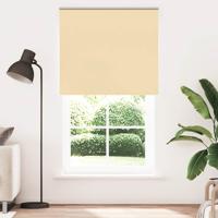 VidaXL Rolgordijn verduisterend 140x230 cm stofbreedte 136,6 cm beige