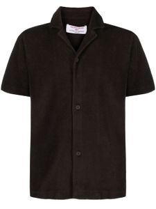 Orlebar Brown chemise Howell Geo à manches courtes - Marron