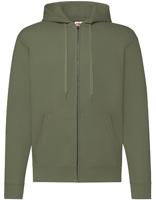 Fruit Of The Loom F401N Classic Hooded Sweat Jacket - Classic Olive - XXL