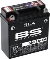 BS-BATTERY batterij "6n11a-4a". battery 6n11a-4a bs sla