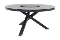 Perth ronde tuintafel - antraciet - ceramic - 150 cm. - thumbnail