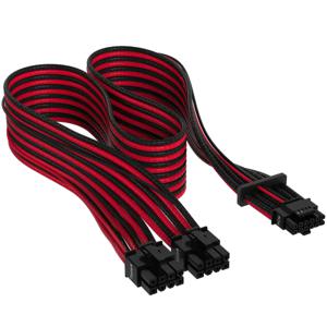 Corsair Premium Individually Sleeved 12+4pin PCIe Gen 5 12VHPWR 600W cable, Type 4, Black/Red