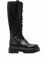 Le Silla bottes Ranger lacées - Noir
