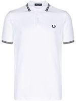 Fred Perry polo en coton à logo brodé - Blanc