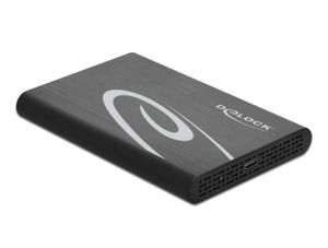 Delock 42610 externe behuizing voor 2,5 SATA HDD/SSD met SuperSpeed USB 10 Gbps (USB 3.1 Gen 2)