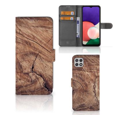 Samsung Galaxy A22 5G | Book Style Case | Tree Trunk