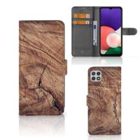 Samsung Galaxy A22 5G | Book Style Case | Tree Trunk