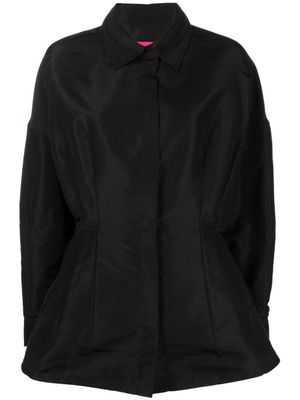Valentino Garavani surchemise à fronces - Noir