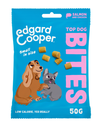 Edgard & Cooper Bites Small Zalm&Kip hondensnacks 50 gram