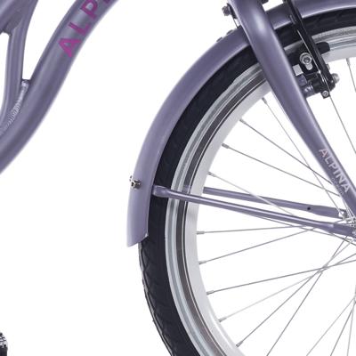 Alpina spatbord set + stang 20 ocean hazy lavender matt