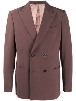 Nanushka blazer à boutonnière croisée - Rose
