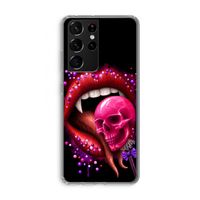 Dodelijk zoet: Samsung Galaxy S21 Ultra Transparant Hoesje