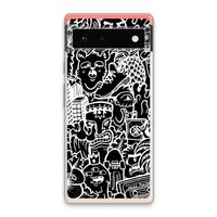 Vexx Black Mixtape: Google Pixel 6 Transparant Hoesje