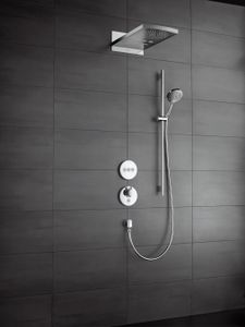 Hansgrohe Raindance Select Glijstangset 90 Cm.m/ecosmart- S120 Unica S- Puro Wit-chroom