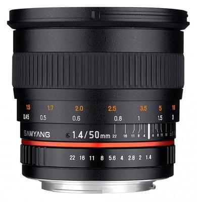 Samyang 50mm F/1.4 AS UMC Sony E, Sony FE
