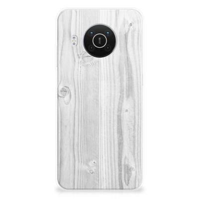 Nokia X10 | X20 | Bumper Hoesje | White Wood