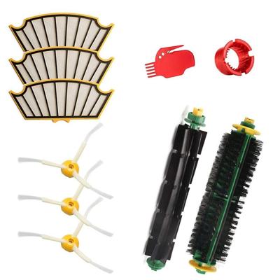 Veegrobotaccessoires Rolborstel Zijborstel Haipa-filteraccessoireset voor irobot 500-serie