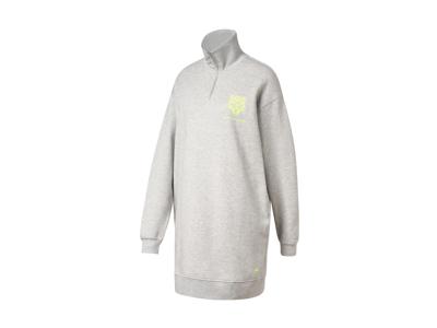 CRIVIT Dames hoodiejurk (Grijs, S (36/38))