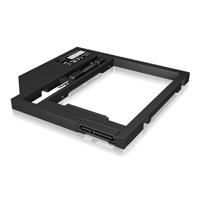 ICY BOX IB-AC649 inbouwframe Adapter voor 2,5" HDD/SSD in laptop DVD bay