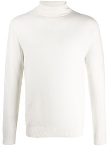 N.Peal pull 007 en cachemire à col roulé - Blanc
