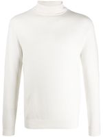 N.Peal pull 007 en cachemire à col roulé - Blanc