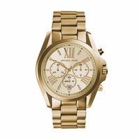 Michael Kors MK5605 Horloge Bradshaw staal goudkleurig 42 mm - thumbnail