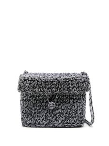 Nannacay sac porté épaule Roge en crochet - Noir