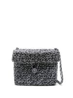 Nannacay sac porté épaule Roge en crochet - Noir - thumbnail