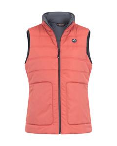 Life line Tully Fake Down bodywarmer dames rood maat 4XL