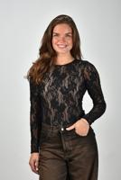 Zimmermann top Lace Bodysuit 8622TF25R black