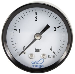 Manometer zandfilter drukmeter 0 - 4 bar (1/8") (achteraansluiting)