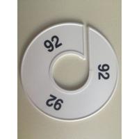 Maatring 11 cm wit/zwart 92