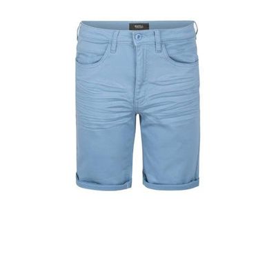 Refill by Shoeby slim fit short Pablo lightblue